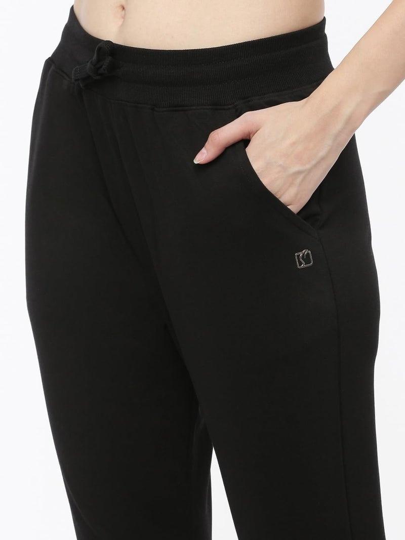 Rupa Softline Softline Active Womens Cotton Blend Jogger | Breathable | Stretchable | Sporty Look | Pack of 1 - Image 4