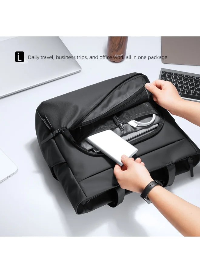 Mark Ryden  Mark Ryden Light Line Laptop Bag MR 236, Slim Shoulder & Clutch Bag, Fits 15.6” Laptop,Water-Resistant Oxford,Lightweight Minimalist Design  | Best Price UAE