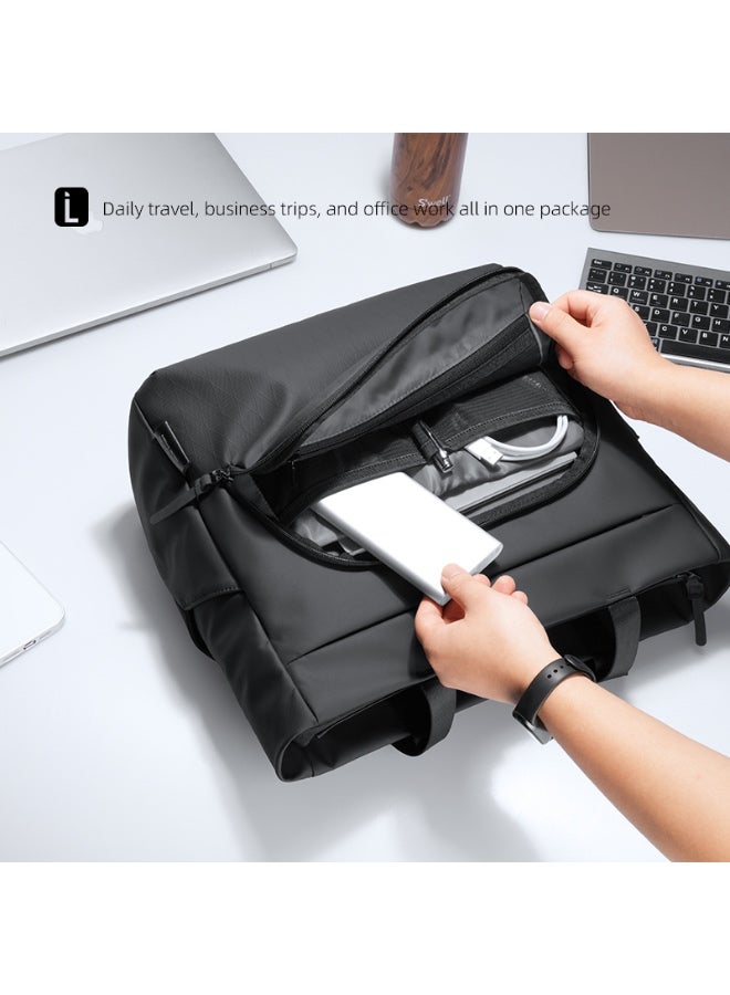 مارك رايدن MR-236 حقيبة لابتوب من سلسلة Light Line، تصميم نحيف يمكن حملها كحقيبة كتف أو يد، تتسع حتى 15.6 بوصة، مقاومة للماء من قماش أوكسفورد، خفيفة الوزن وبأسلوب عصري بسيط. - Image 5