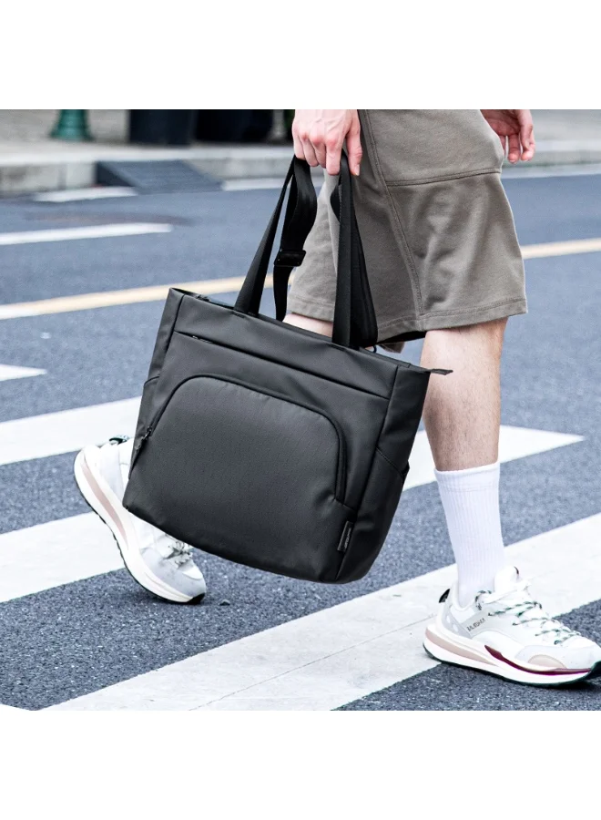 Mark Ryden  Mark Ryden Light Line Laptop Bag MR 236, Slim Shoulder & Clutch Bag, Fits 15.6” Laptop,Water-Resistant Oxford,Lightweight Minimalist Design  | Best Price UAE