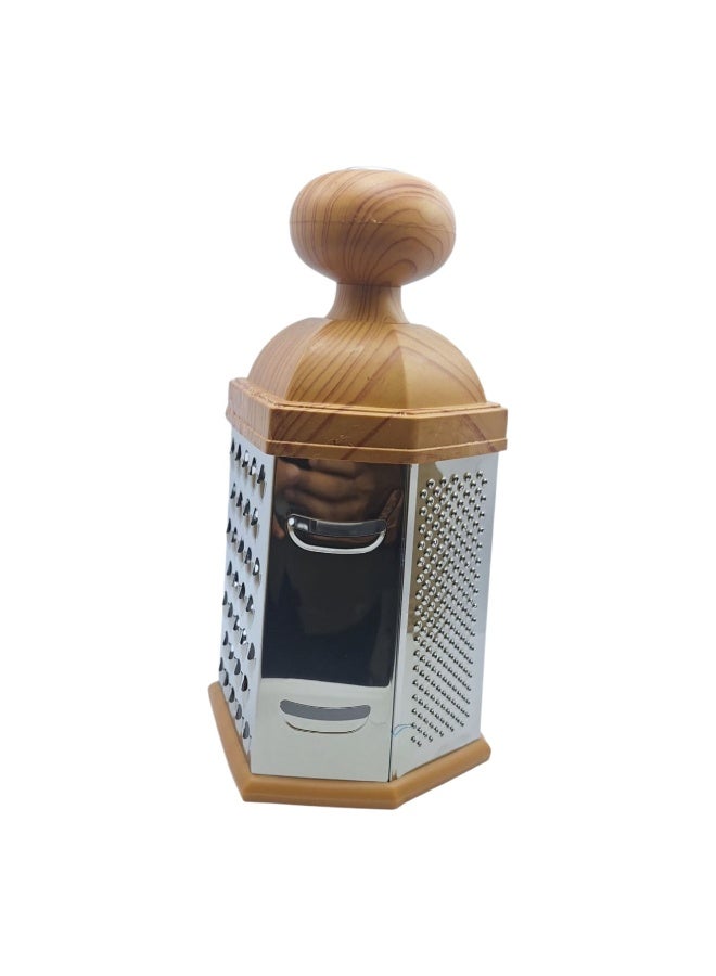 ALSAHAH Stainless steel vegetable grater - with handle - Image 2