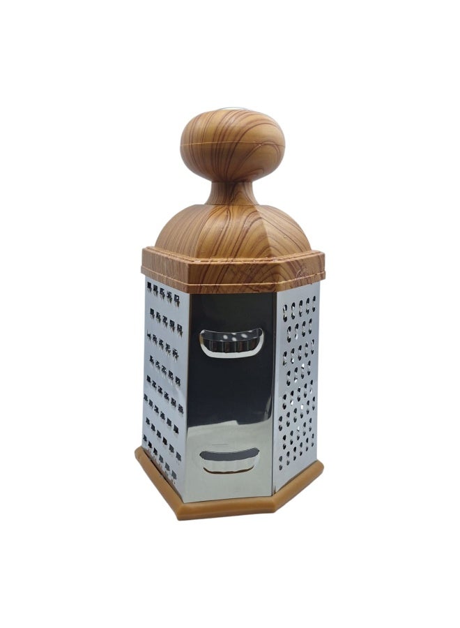 ALSAHAH Stainless steel vegetable grater - with handle - Image 3