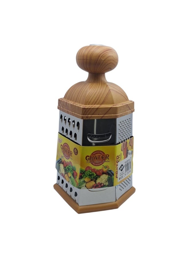 ALSAHAH Stainless steel vegetable grater - with handle - Image 4