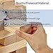 ApudArmis Giant Tumble Tower Stack from 2Ft to Over 42Ft 54 PCS Pine Wooden Stacking Timber Game with 1 Dice Set Classic Block Giant Outdoor Game for Teens Adults Family - Image 3