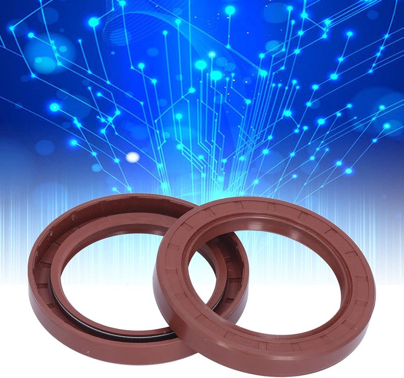 High strength upgraded material 2 Pcs Oil Seals, FKM High-Temperature Resistant Pressure-Proof Friction-Resistant Corrosion Resistant Axle Seals Ergonomic build - Image 2