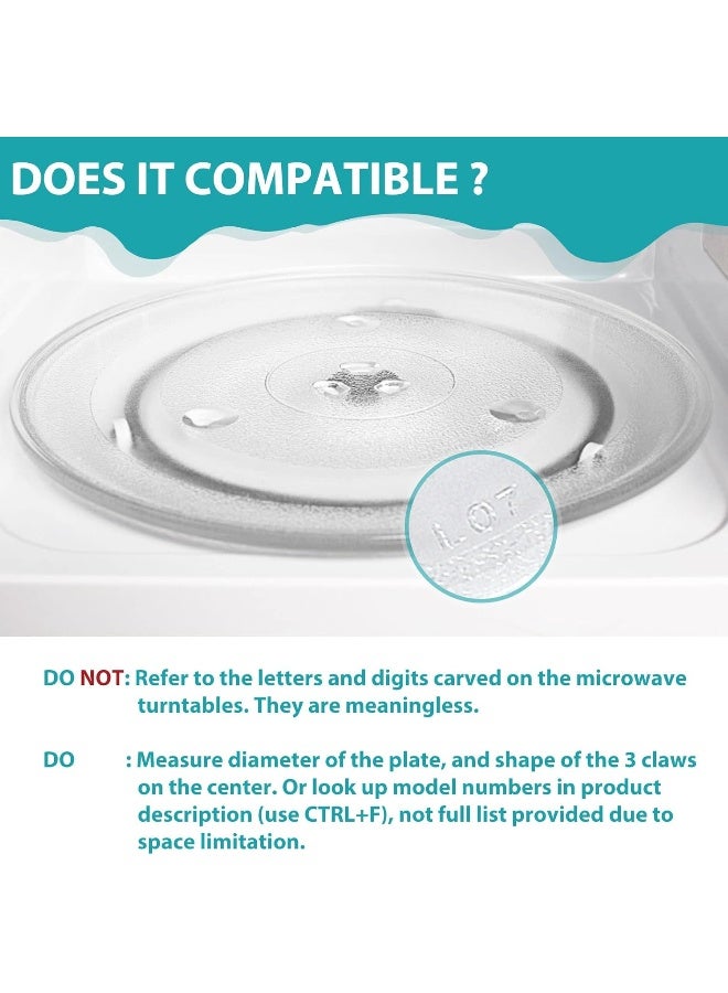 Gemroom 13.5 inch Microwave Glass Plate for Whirlpool, also for GE Microwave Plate Replacement - Image 4