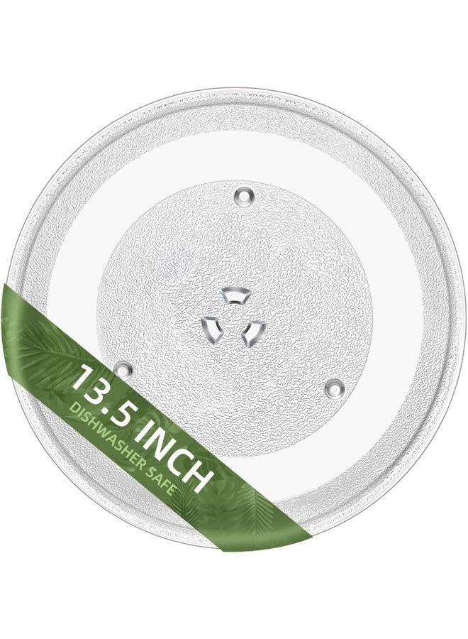 Gemroom 13.5 inch Microwave Glass Plate for Whirlpool, also for GE Microwave Plate Replacement - Image 1