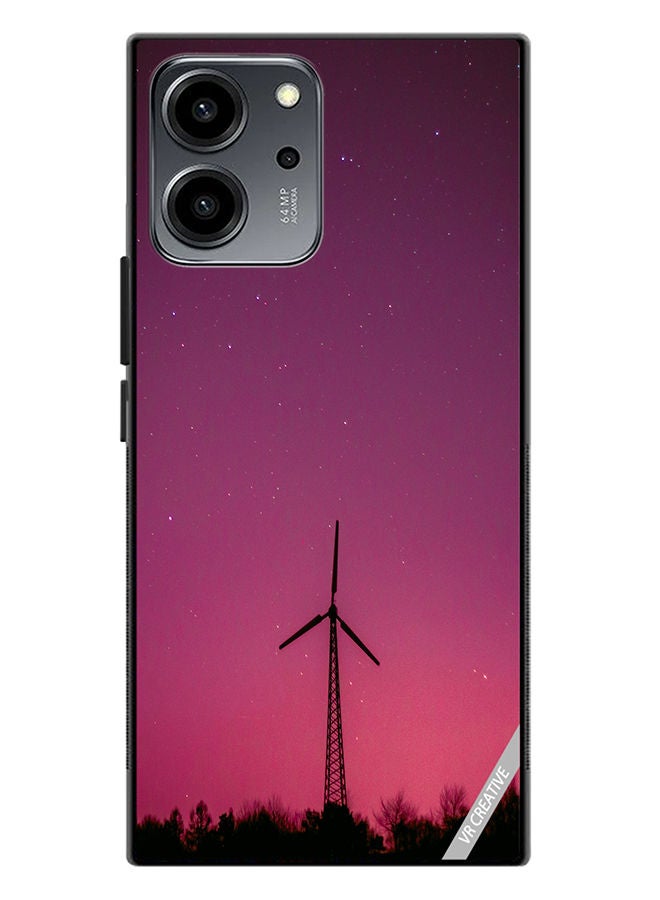 VR CREATIVE Protective Case Cover For Honor 80 SE Pink Nights Design Multicolour - Image 1