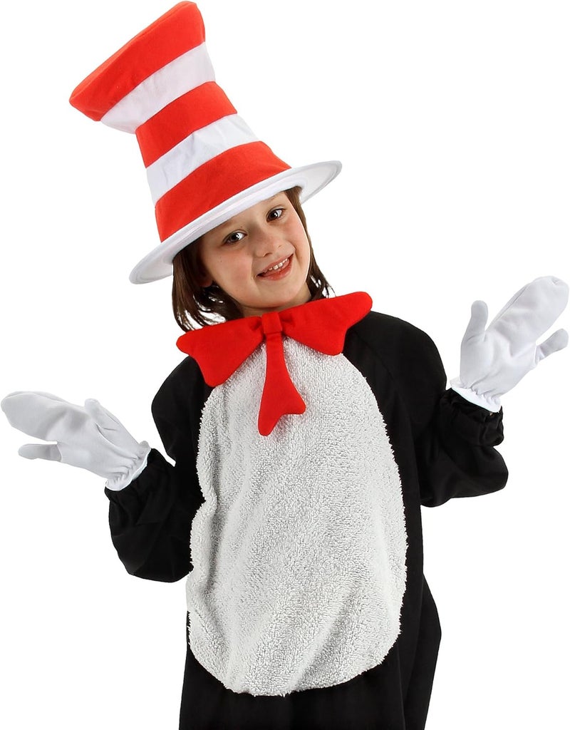elope Dr. Seuss Cat in The Hat Costume Accessory Kit for Kids - Standard Size - Image 4
