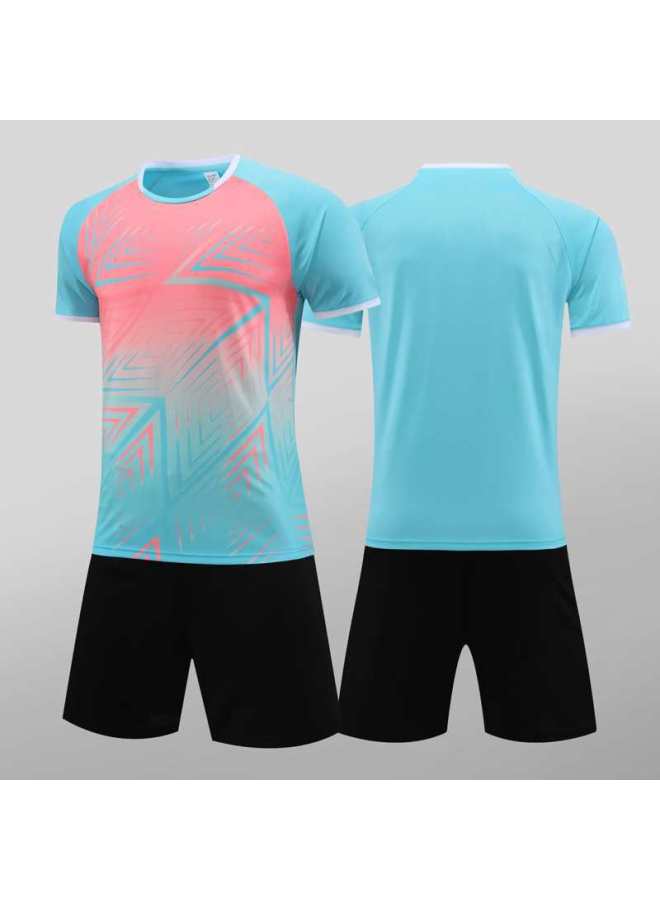 Children's Football Clothes Set Boys And Girls Jersey Customized Training Clothes Primary And Middle School Students' Campus Football Team