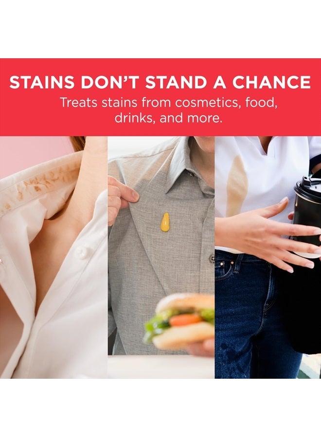 dryel قلم مزيل البقع الجاف من درايل للسفر مع فرشاة ناعمة، يزيل البقع الصعبة من الملابس على الفور، عبوة 6 قطع - Image 5
