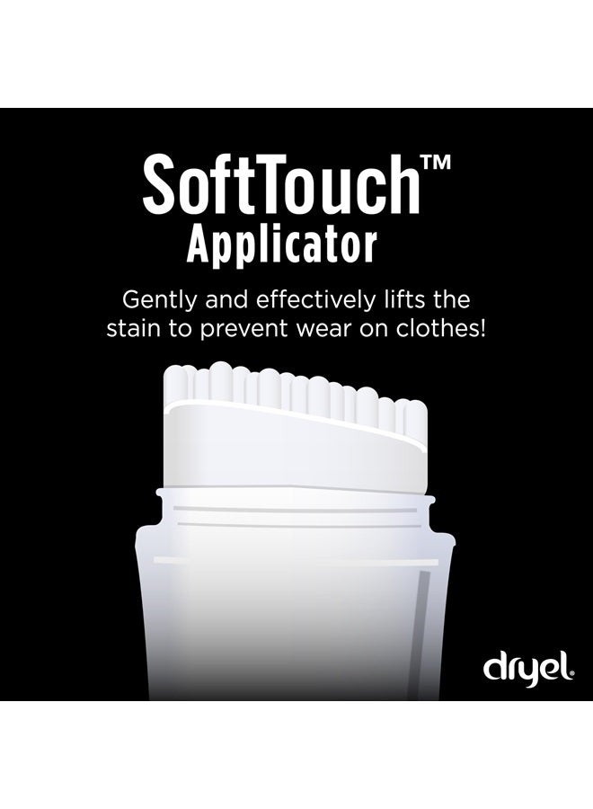 dryel قلم مزيل البقع الجاف من درايل للسفر مع فرشاة ناعمة، يزيل البقع الصعبة من الملابس على الفور، عبوة 6 قطع - Image 4