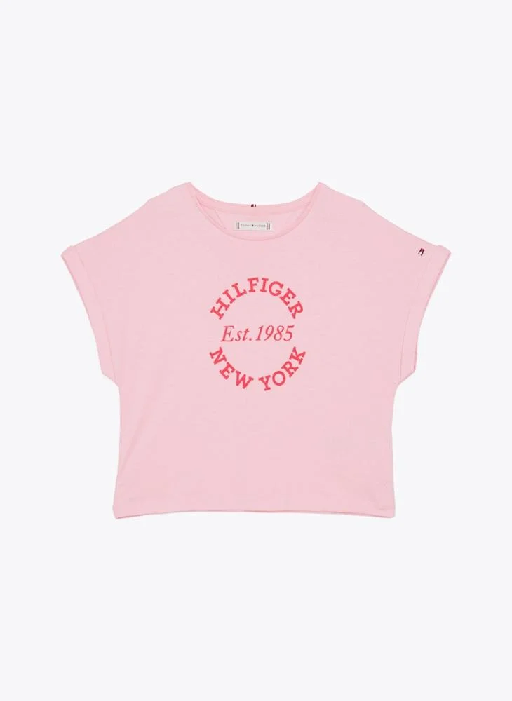 تومي هيلفيغر Kids New York Detail Logo Regular T-Shit