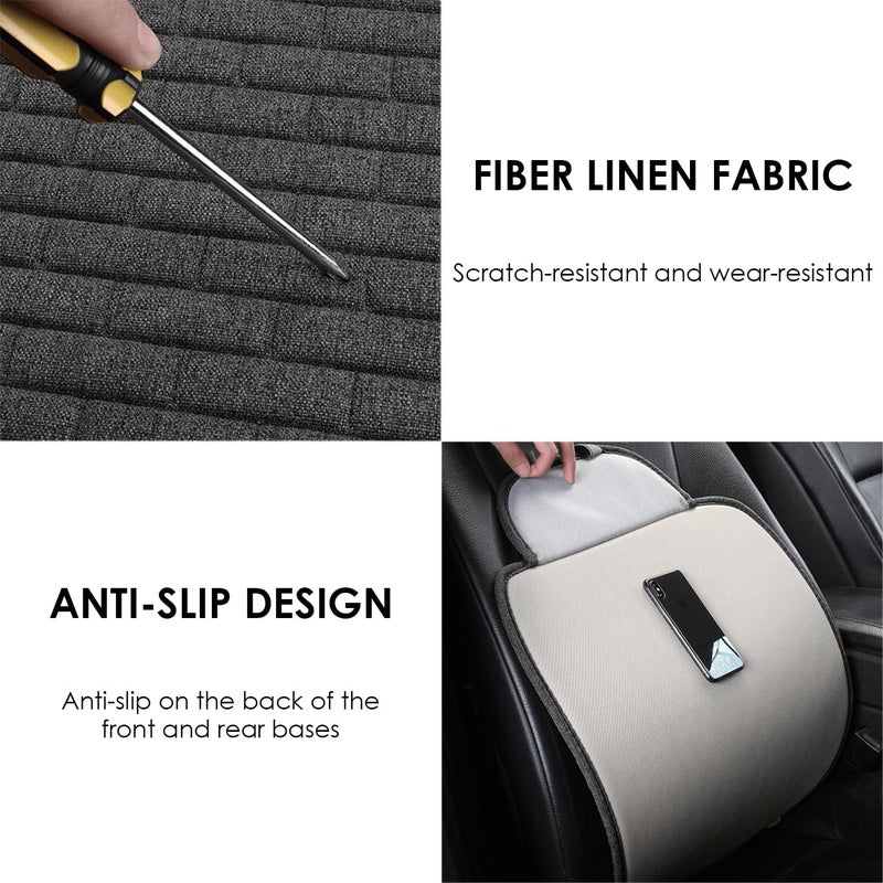 XMNIVATE Rectangular Non-Slip Car Seat Cushion - Breathable Seat Protector - Image 3