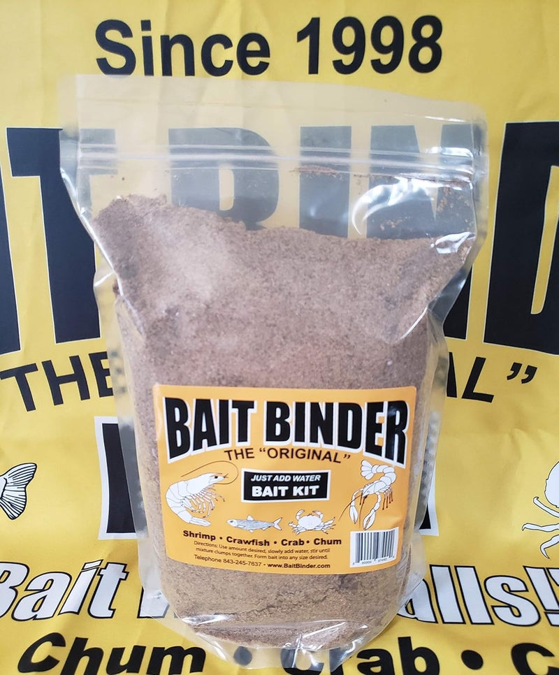 Bait Binder ™ مجموعة الطُعم - 'الأصلية' - روبيان، سرطان البحر، جراد البحر، طُعم - 5 رطل - Image 1