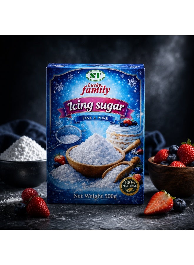 ST Lucky Family Icing Sugar Fine and Pure 500g - Image 3