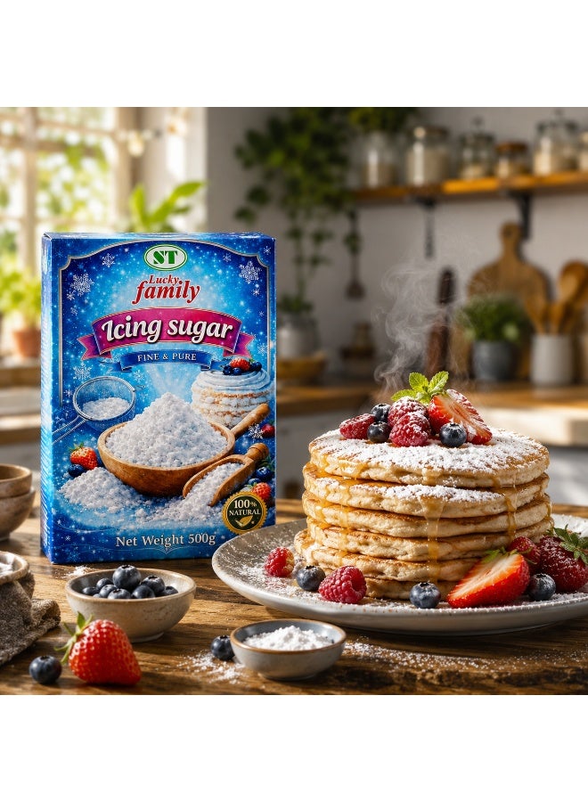 ST Lucky Family Icing Sugar Fine and Pure 500g - Image 2