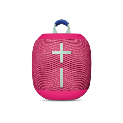 Ultimate Ears WONDERBOOM 4 Outdoor Speakers Bluetooth Waterproof with Big Bass & 360-Degree Sound, Dustproof Floating Wireless Speaker, 131ft Range - Pink - Image 1