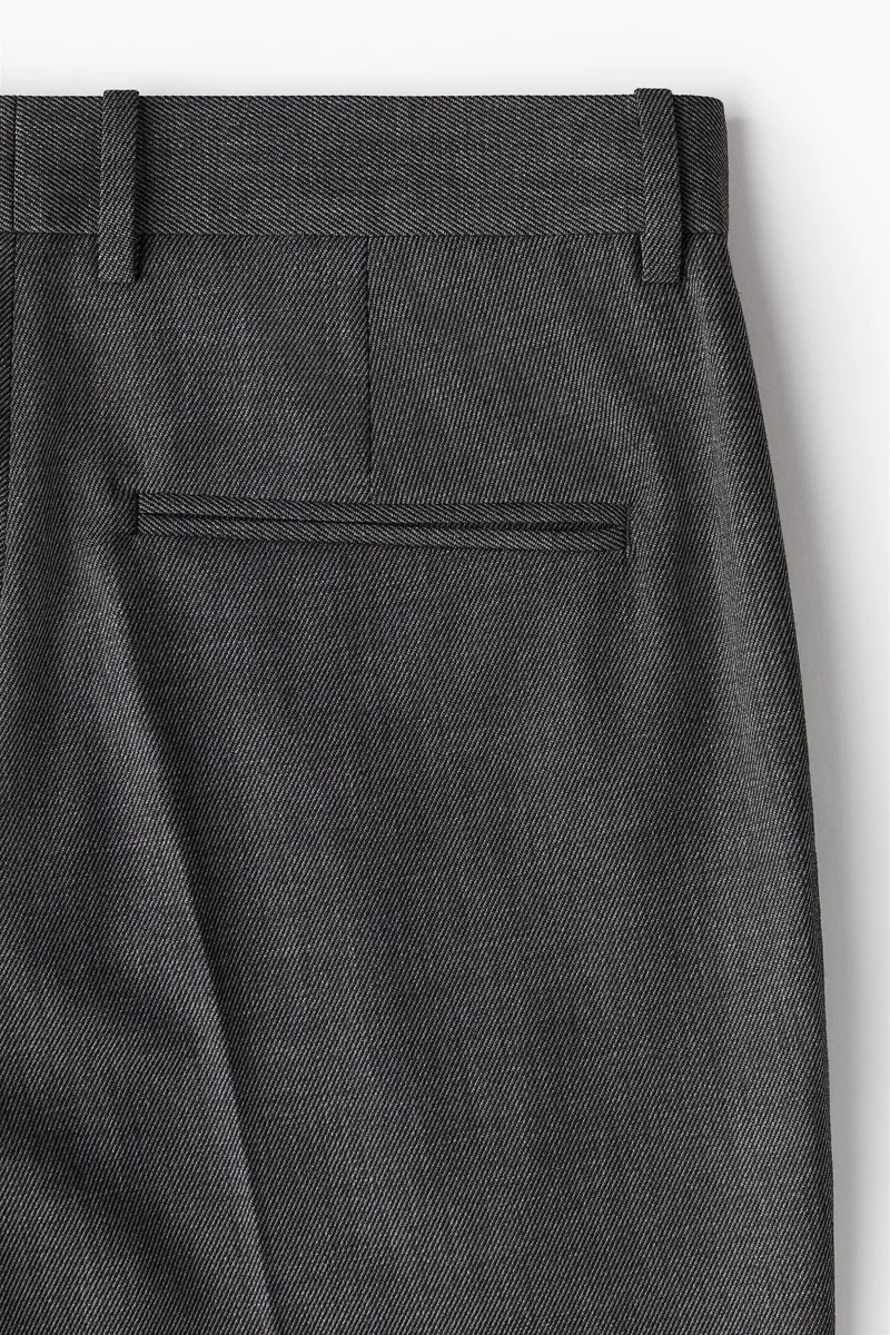 H&M Relaxed Fit Wool-Blend Suit Trousers