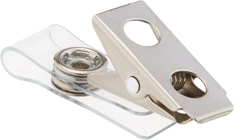 Baumgartens SICURIX Sicurix Id Strap Clips 038 X 275 Clear 25Pack - Image 1