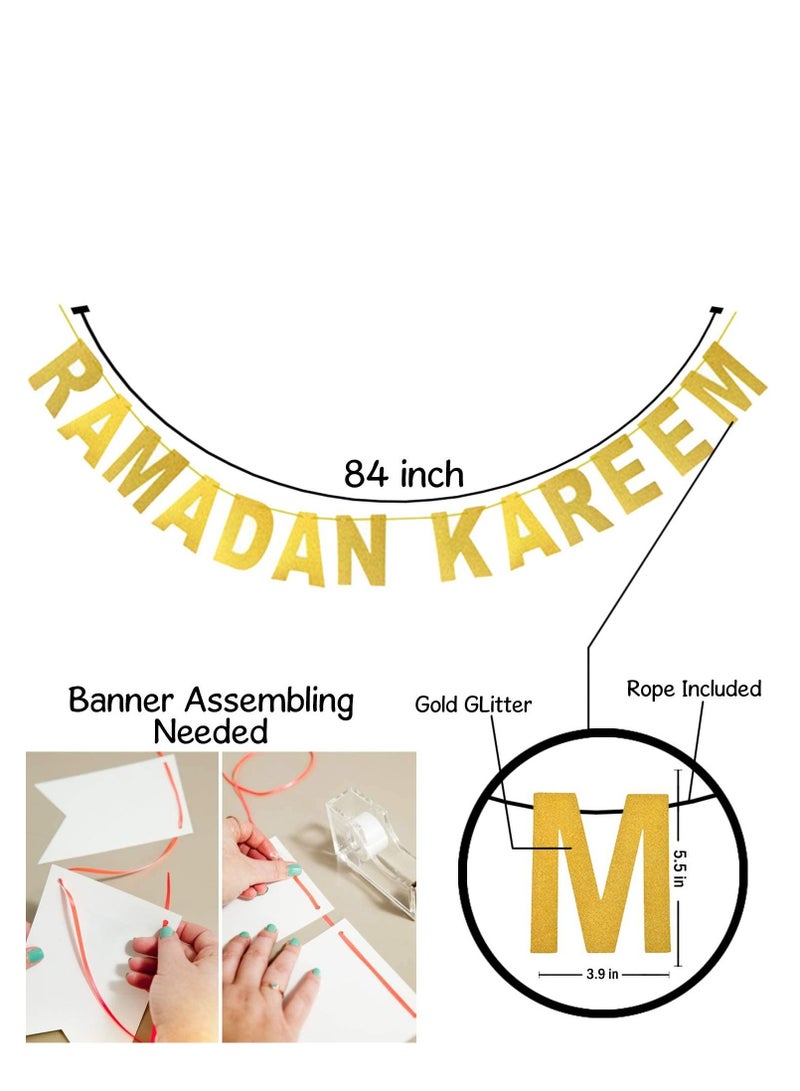 Party Propz Ramadan party supplies - 29 Pieces for Ramadan Kareem decoration - Image 2