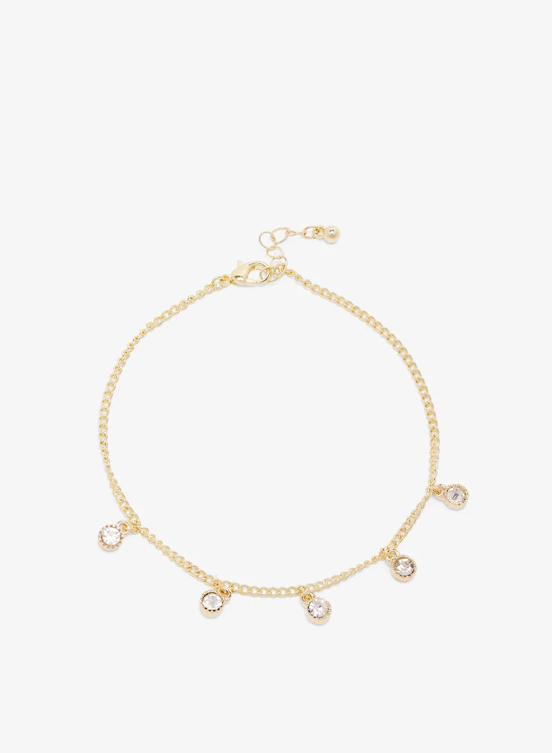 جينجر Gold Detail Anklets