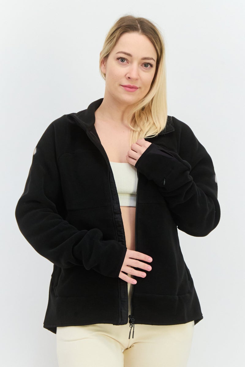 PUMA جاكيت رياضي نسائي مناسب في الهواء الطلق، أسود - Image 1