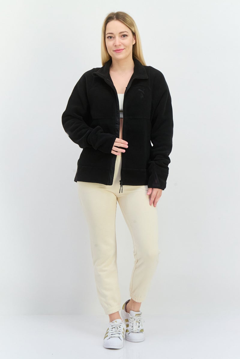 PUMA جاكيت رياضي نسائي مناسب في الهواء الطلق، أسود - Image 4