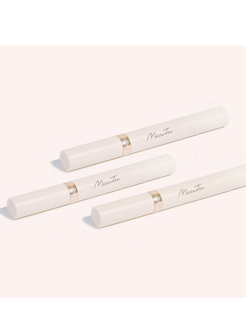 MilleFee MilleFée Glow Lips Luster Lipstick for Anti-Falling & Highly Moisturizing Sparkling Finish-03 Modern Red - Image 4