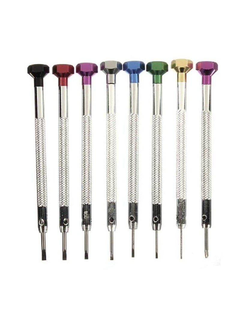 DIY Crafts Diy Crafts CTDIYHI37187 Combo Of Repair Artwork 0820Mm Watchmakers Tools Pack Of 8 Multicolor  - Image 2