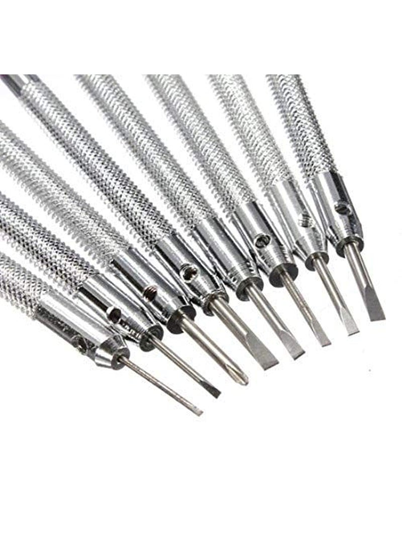 DIY Crafts Diy Crafts CTDIYHI37187 Combo Of Repair Artwork 0820Mm Watchmakers Tools Pack Of 8 Multicolor  - Image 5