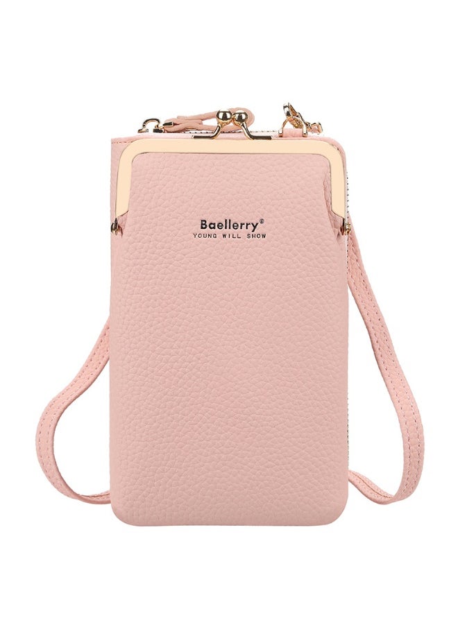 baellerry Korean Mobile Phone Bag Vertical Women's Bag Fashion Senior Sense Women's Single Shoulder Crossbody Bag Purse  - Image 1