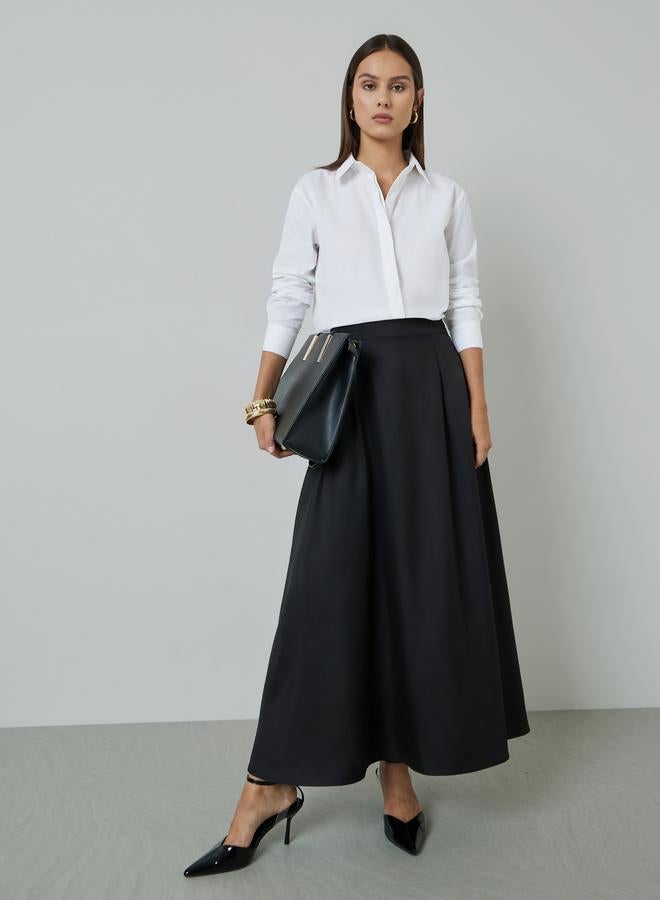 Styli Off White Solid Long Sleeves Regular Fit Shirt - Image 2
