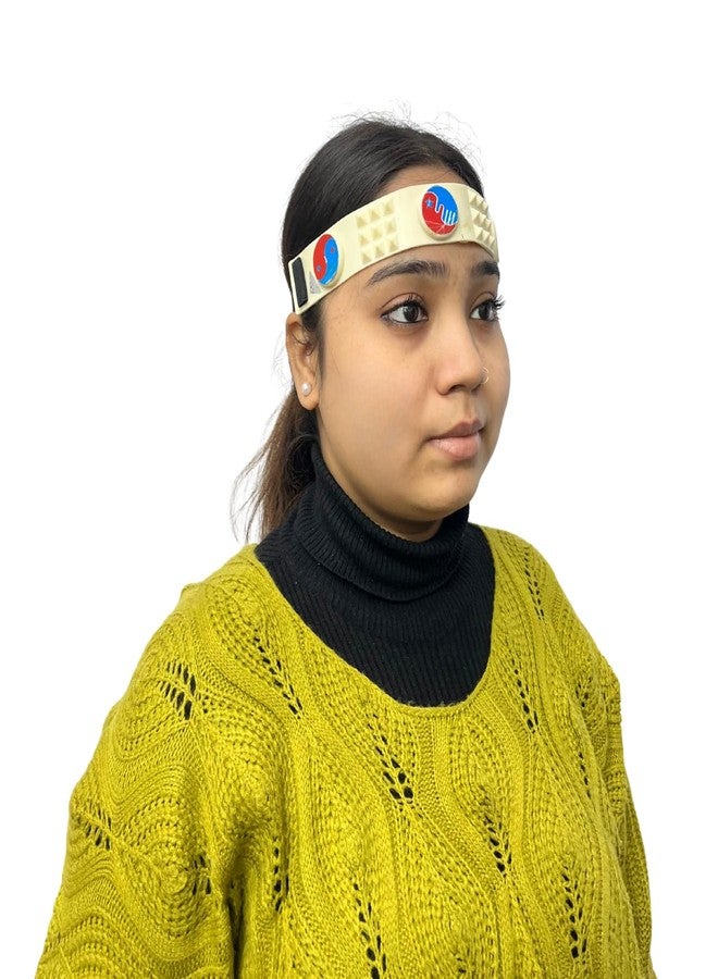 K-STAR K610 Magnetic Head Belt - Plastic | Magnetic Therapy Head Band for Headache Relief, Stress Relaxation & Better Blood Circulation | Adjustable Wellness Belt - Image 3