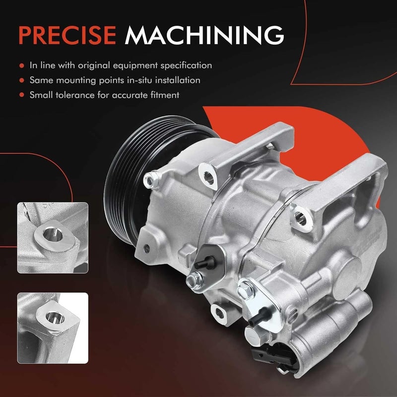 A-Premium AC Compressor with Clutch for Hyundai Sonata 2015-2017 - Image 5