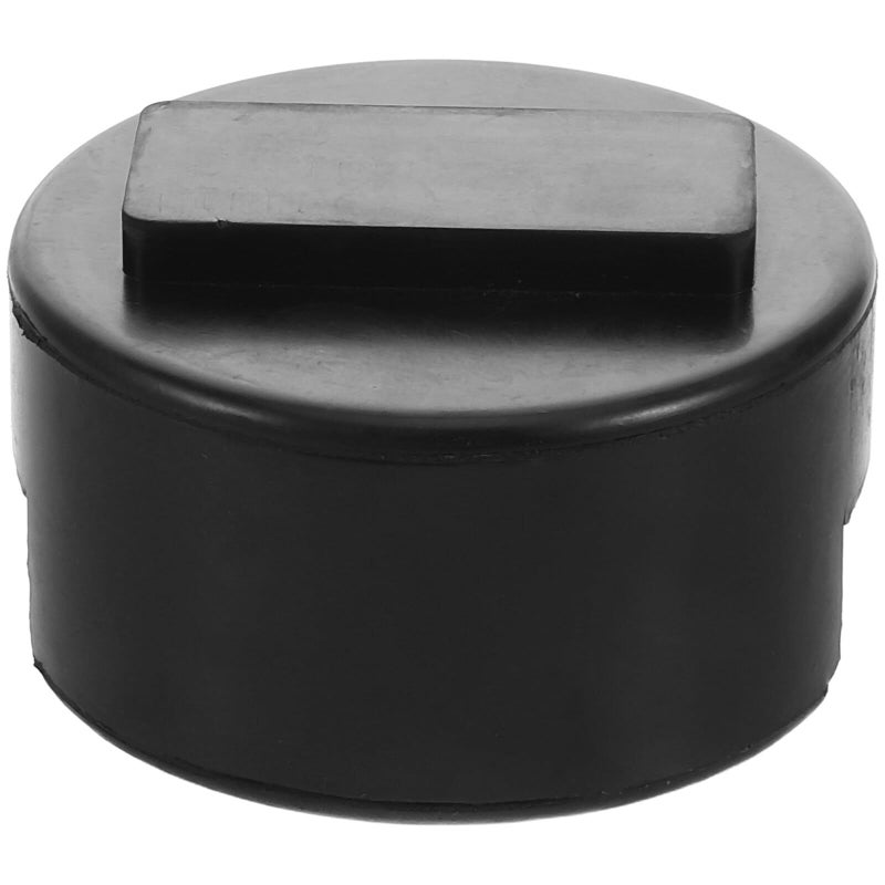 Heavy Duty Circular Rubber Jack Pads for Car Lift Compatible with Jack Stands Black - Image 2