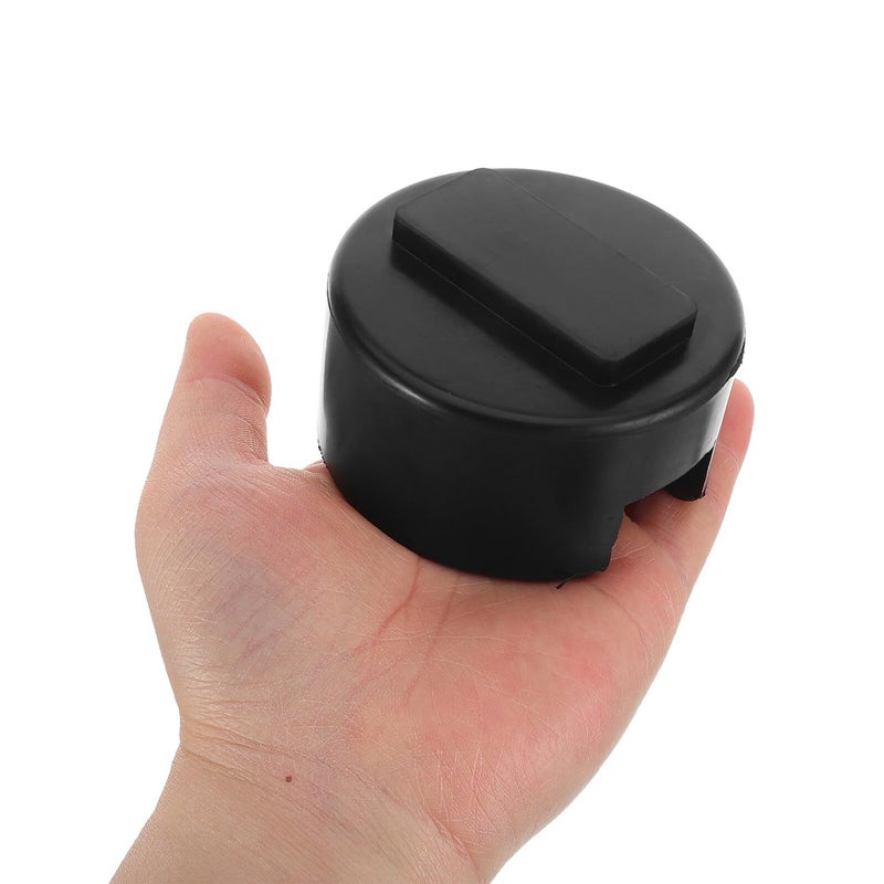 Heavy Duty Circular Rubber Jack Pads for Car Lift Compatible with Jack Stands Black - Image 5