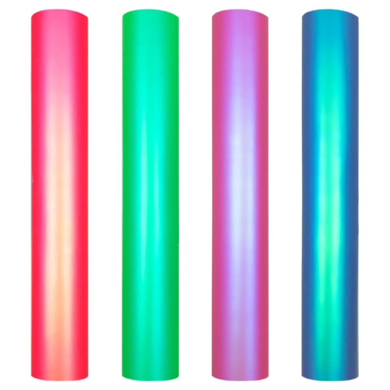 4Pcs Color Changing Vinyl Stickers 30x25cm Self Adhesive Decals For DIY Crafts Home Car Cup Decoration - Image 2