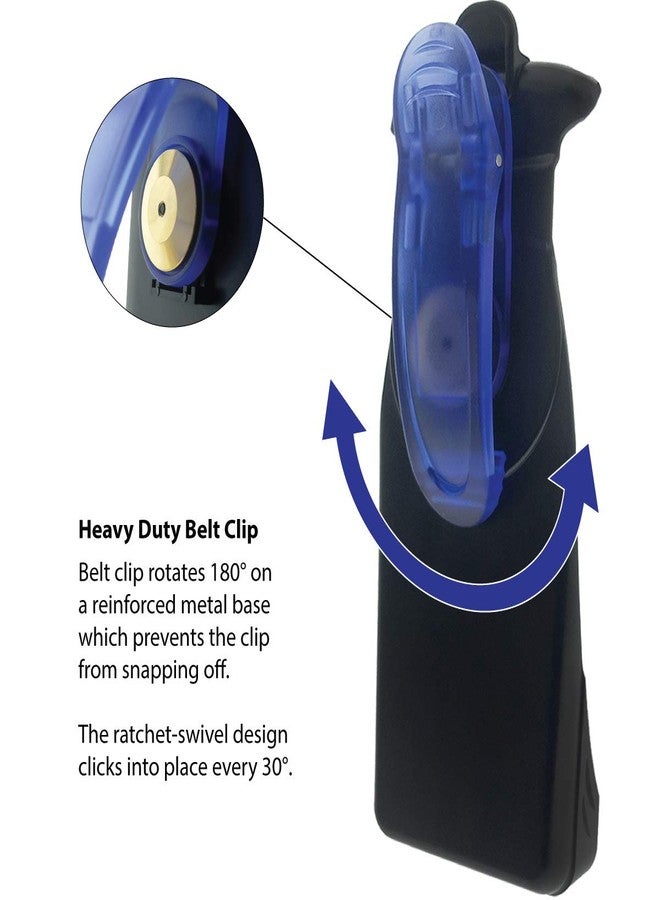 Artisan Power Black Holster Case with Ratcheting Belt Clip for Cisco 7925G, 7925G-EX Unified Wireless IP Phone | Cisco Phone Belt Clip | Matches OEM Part Number CP-HOLSTER-7925G - Image 2