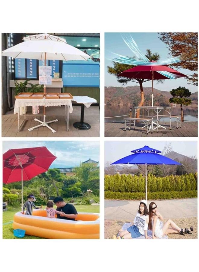 Umbrella Round Garden Parasol for Outdoor Patio Spaces Garden Balcony and Patio Patio Parasol - Image 4