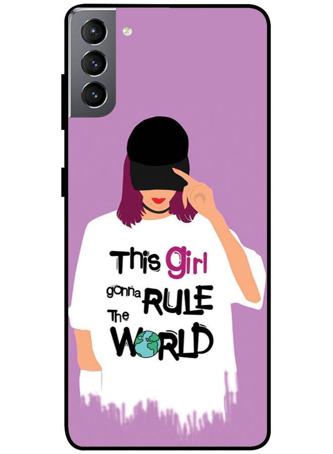 EYE CATCH Protective Case Cover for Samsung Galaxy S21 The Girl Gonna Rule the World  - Image 1