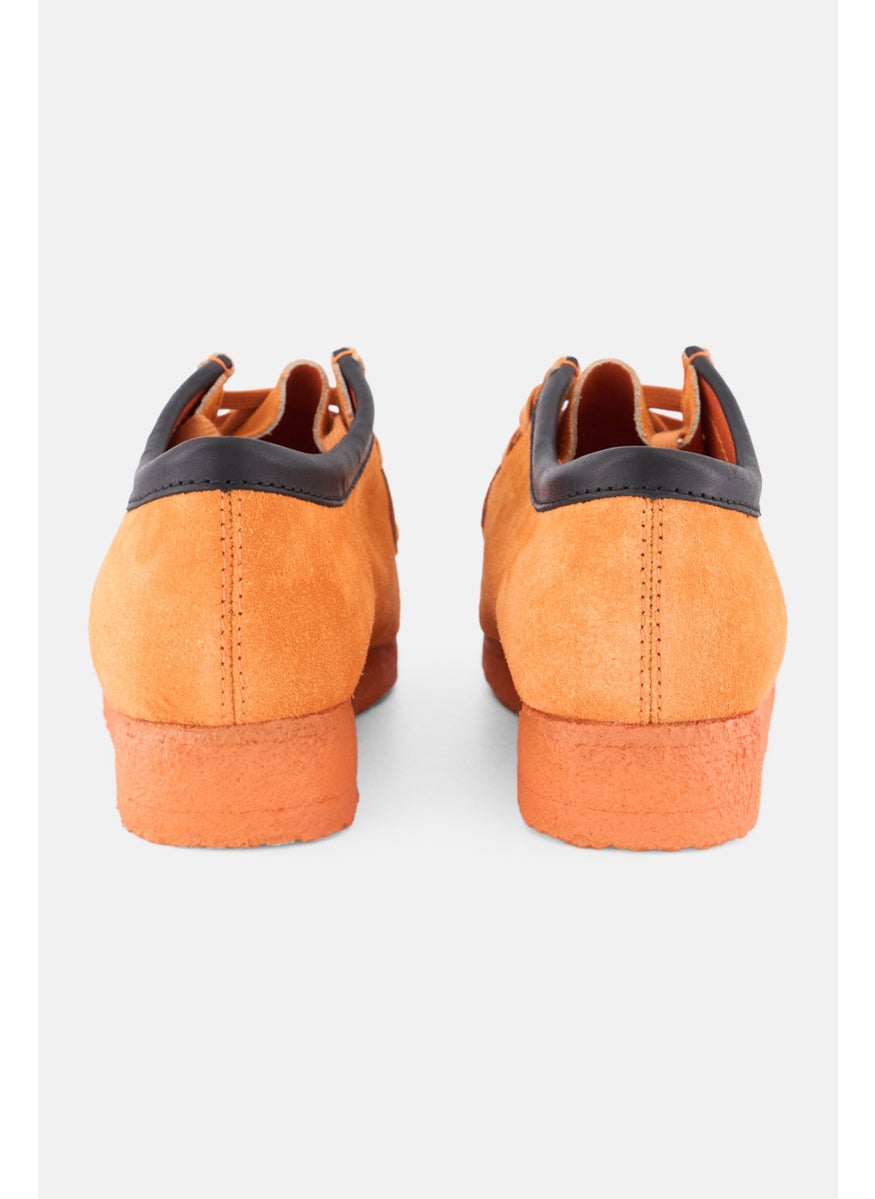clarks Men Wallabee Lace Up Casual Shoes, Orange  - Image 2