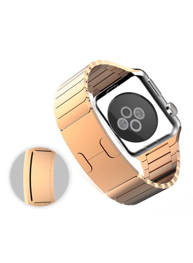Voberry Replacement Band For Apple Watch Series 3/2/1 Rose Gold - Image 2