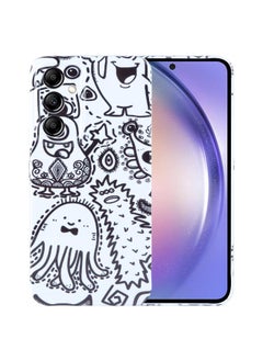For Samsung Galaxy A54 5G Painted Pattern Precise Hole PC Phone Case(Bottle Monster)