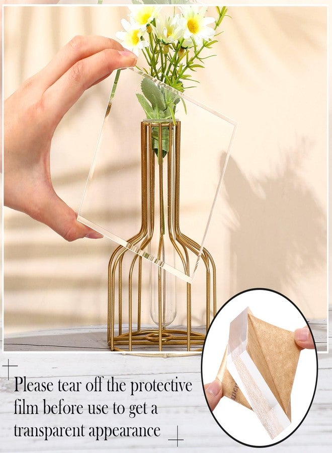 فيسينبال مجموعة فيسينبال من 4 قطع من مكعبات عرض الأكريليك المربعة، 3 × 3 × 1 بوصة، و4 × 4 × 1 بوصة، مكعب أكريليك شفاف مصقول، حامل عرض مجوهرات من الأكريليك، قاعدة عرض خواتم - Image 2