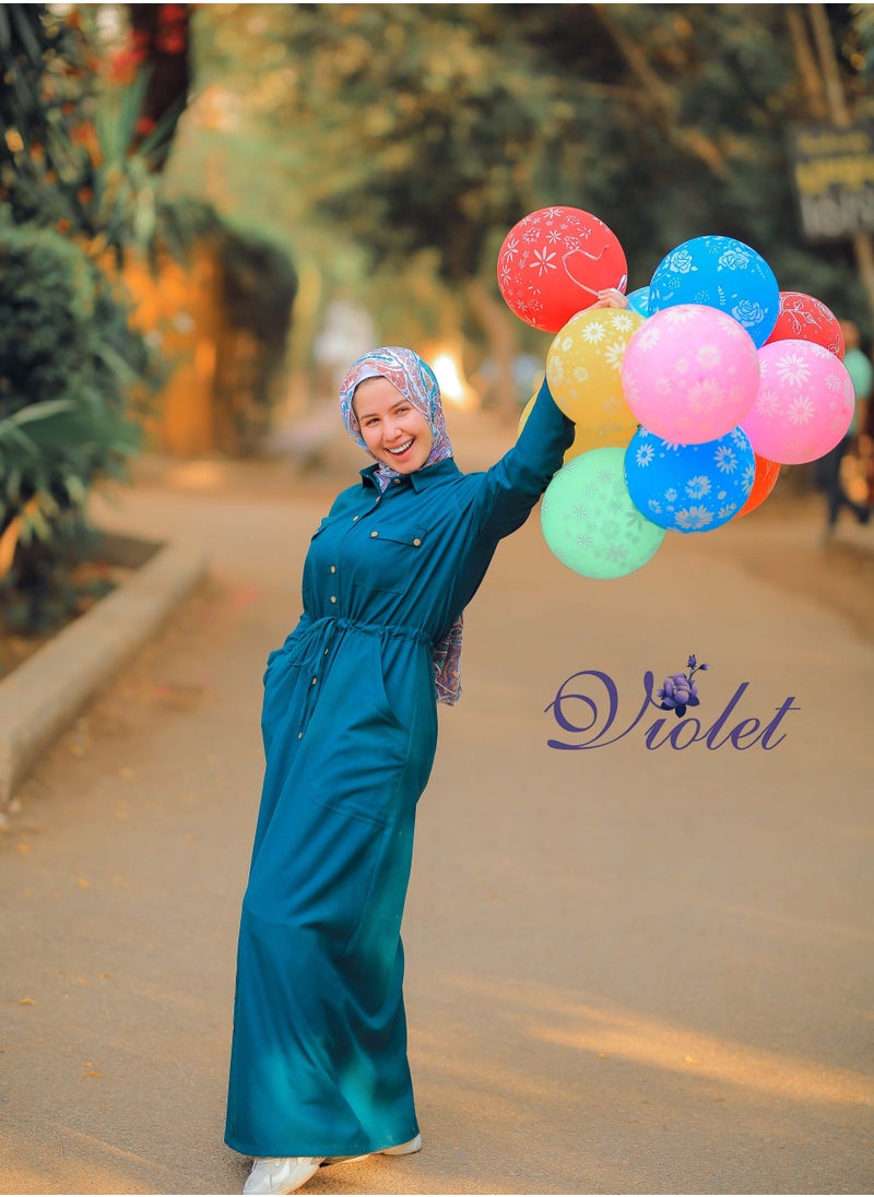 بيوريتوبيا - فستان ماكسى جنزارى - Image 1