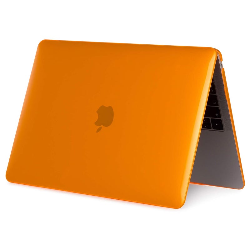 GIOIA BAZAAR Compatible with MacBook Pro 13 inch 2024 2023-2016 M2 Case Cover Release A2338 M1 A2289 A2251 A2159 A1989 A1706 A1710 Chip, Protective Plastic Hard Shell Case Cover (Orange) - Image 3