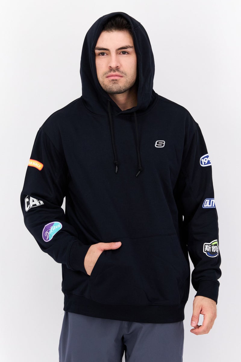 SKECHERS Men Sportswear Fit Training Sweatshirts, Black - Image 1