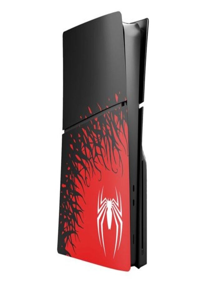 ماركة غير محددة - غطاء واجهة بلايستيشن – هيكل خارجي/غطاء أمامي لجهاز PS5 Slim (نسخة الأقراص) بتصميم سبايدر. - Image 1