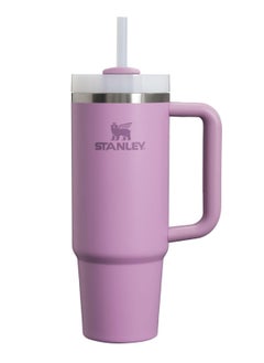 STANLEY Quencher H2.0 FlowState Stainless Steel Vacuum Insulated Tumbler with Lid and Straw for Water, Iced Tea or Coffee, Smoothie and More, Purple(40oz, 1.18L)